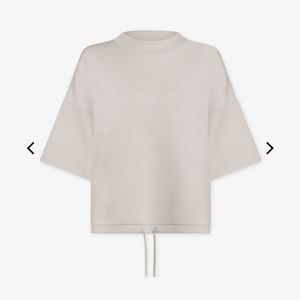 Varley Alden Short Sleeve Sweat in Birch sz S